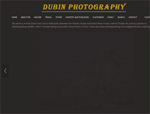 Tablet Screenshot of dubinphotography.net